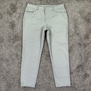Lululemon Commission Pant Slim Warpstreme Grey Mens 32 LM5AQHS
